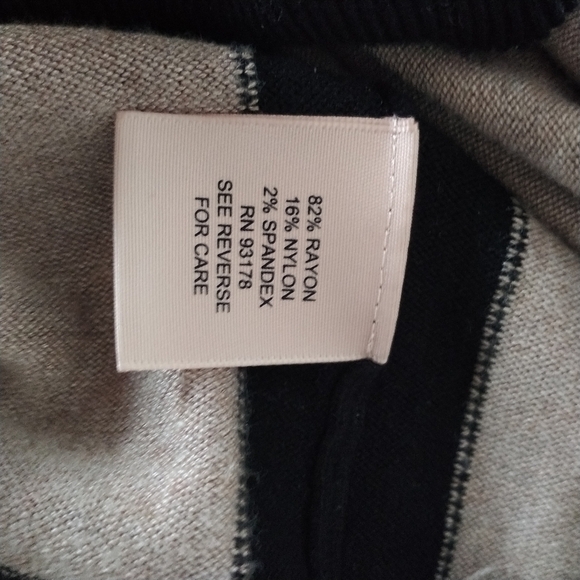 Philosophy Gray Dress with Black Trim - Picture 12 of 13